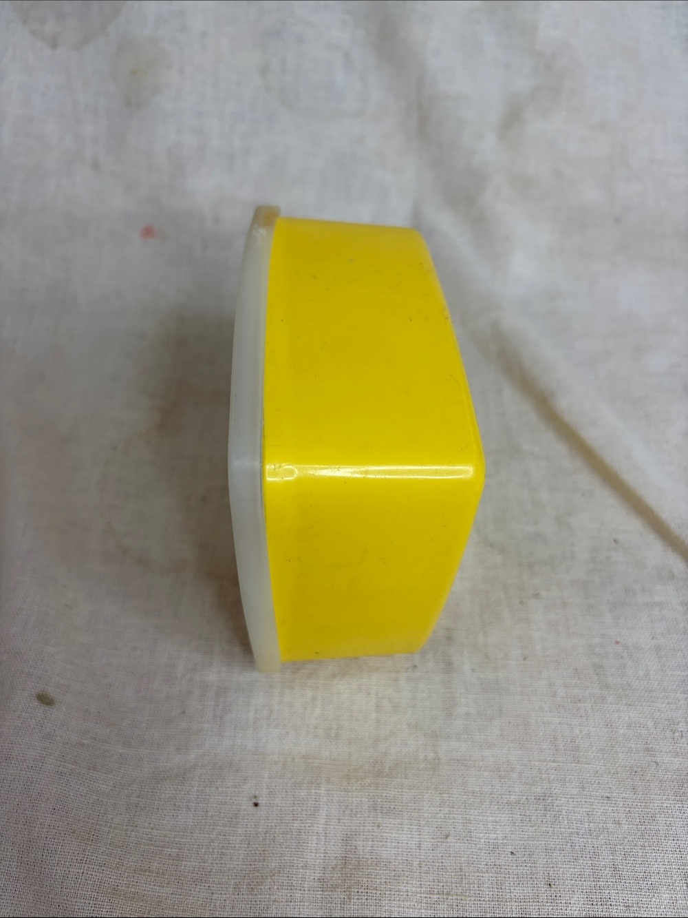 Tupperware Bright Yellow Rectangular Food Storage Container - Picture 6 of 7